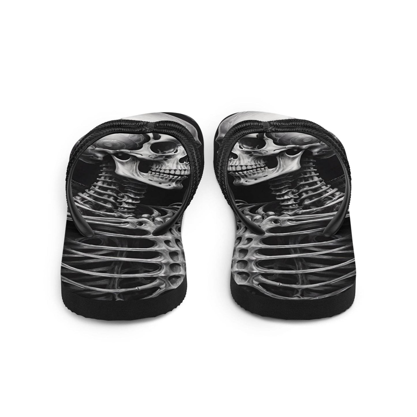 Twisted Skeleton 1 Flip Flops - S