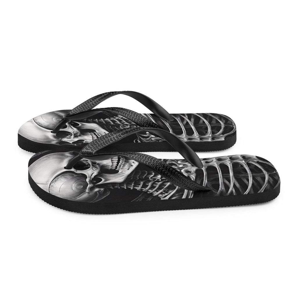 Twisted Skeleton 1 Flip Flops - S