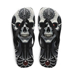 Metal Vampire Corpse 6 Gothic Flip Flops - S