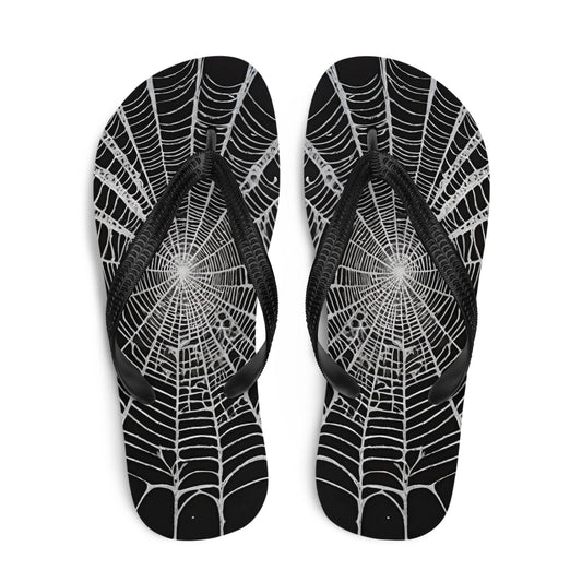 Spider Web Flip Flops - S