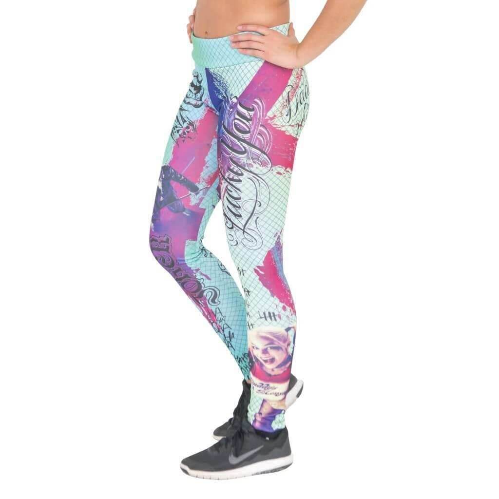 Suicide Squad Fishnet Leggings - S