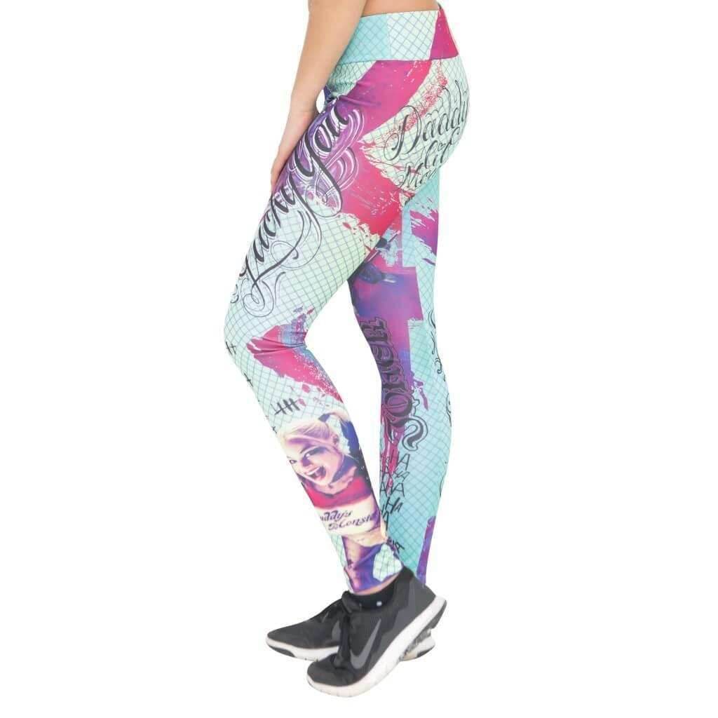 Suicide Squad Fishnet Leggings - S