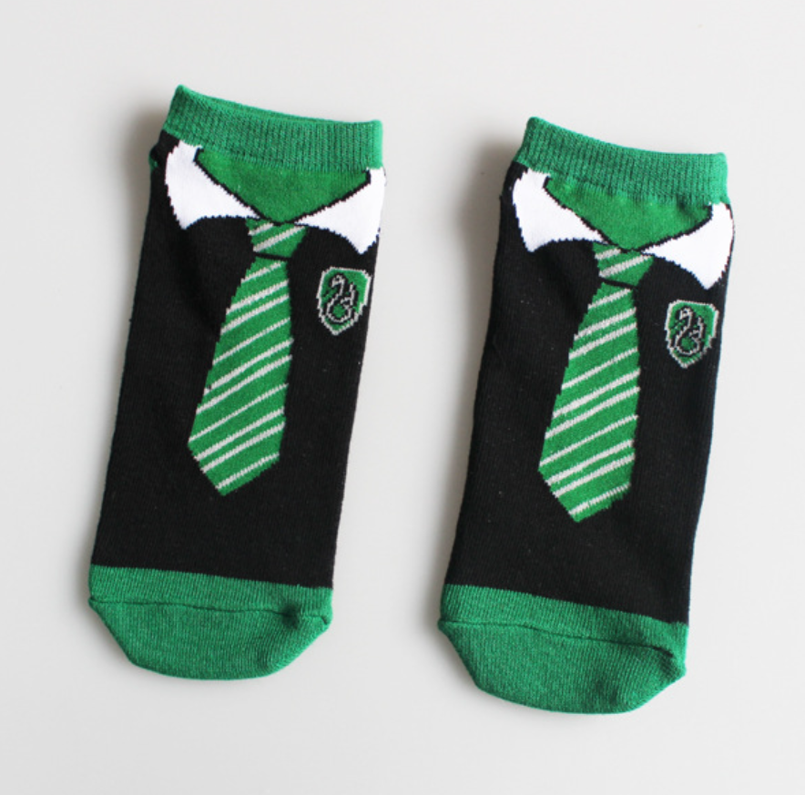 Summer New Personality Harry Potter Couple Socks Women Cartoon Boat Socks Men Cotton Socks