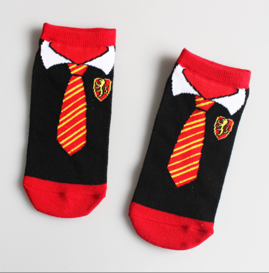 Summer New Personality Harry Potter Couple Socks Women Cartoon Boat Socks Men Cotton Socks