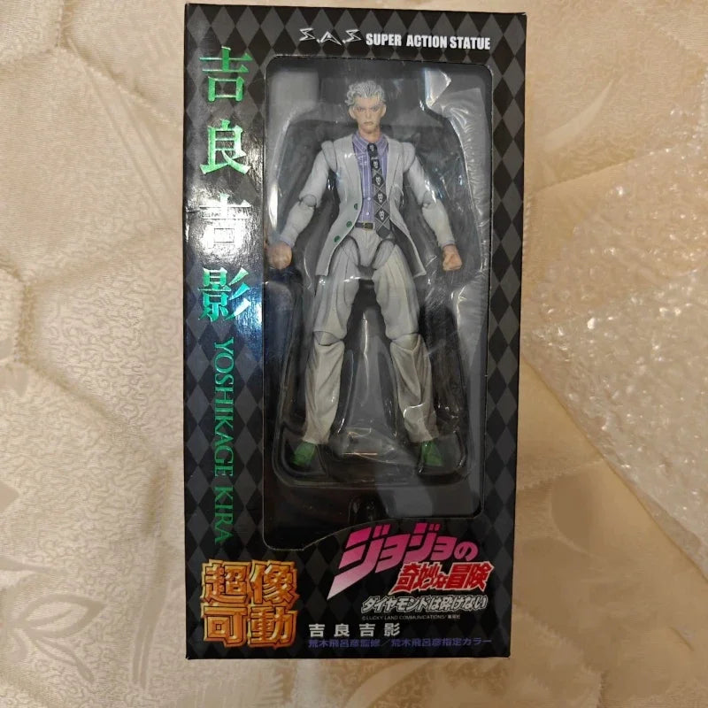 Super action statue 17cm Action Figure jojo bizarre adventure Kujo Jotaro Dio Brando Diavolo Bruno Bucciarati Leone Jolyne Cujoh