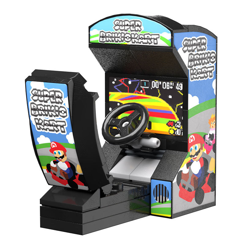 Super Brickio Kart - Custom Arcade Racing Game made using LEGO parts