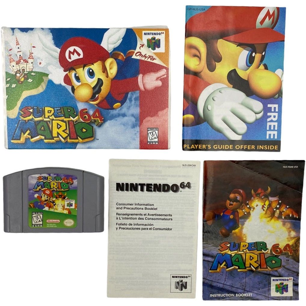 Super Mario 64 - Nintendo 64 (CIB - Plastic Box)