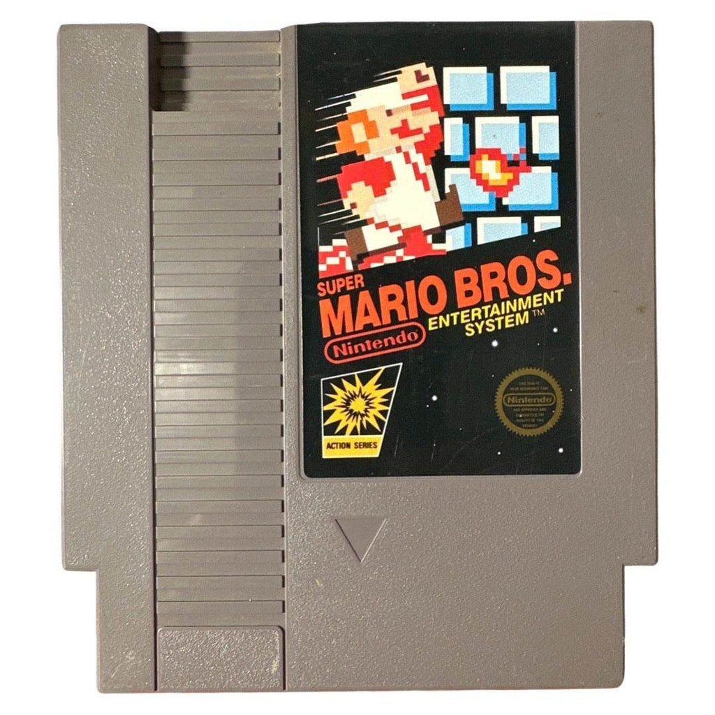 Super Mario Bros [5 Screw] - NES (Rare-First Edition Tabbed Box) - Good