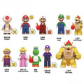 Super Mario Brothers Movie Set of 10 Lego Minifigures Custom Toys