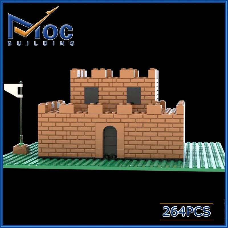 Super Mario End of level Castle Figure