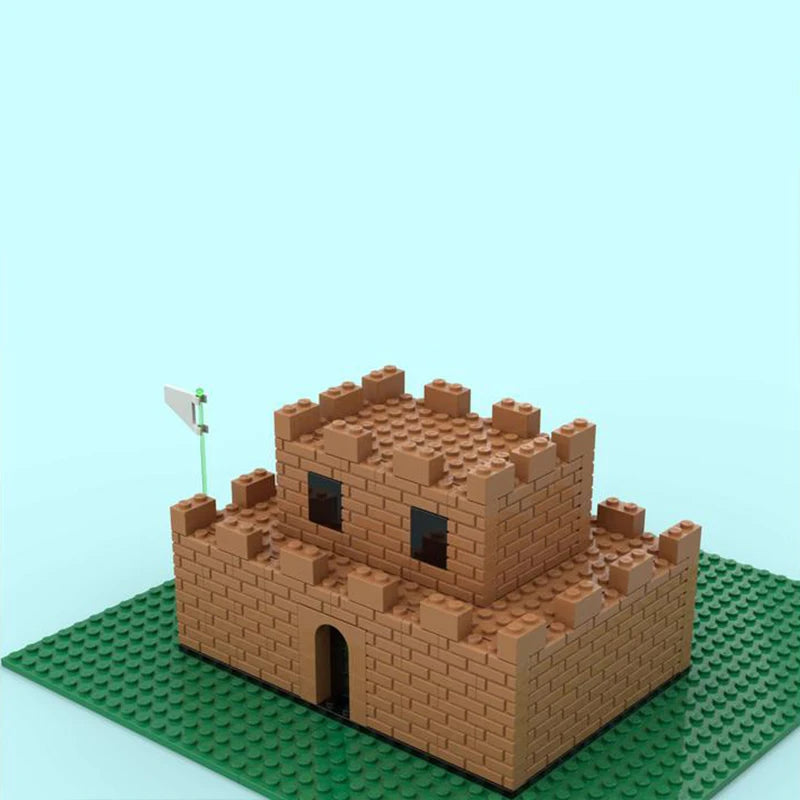 Super Mario End of level Castle Figure