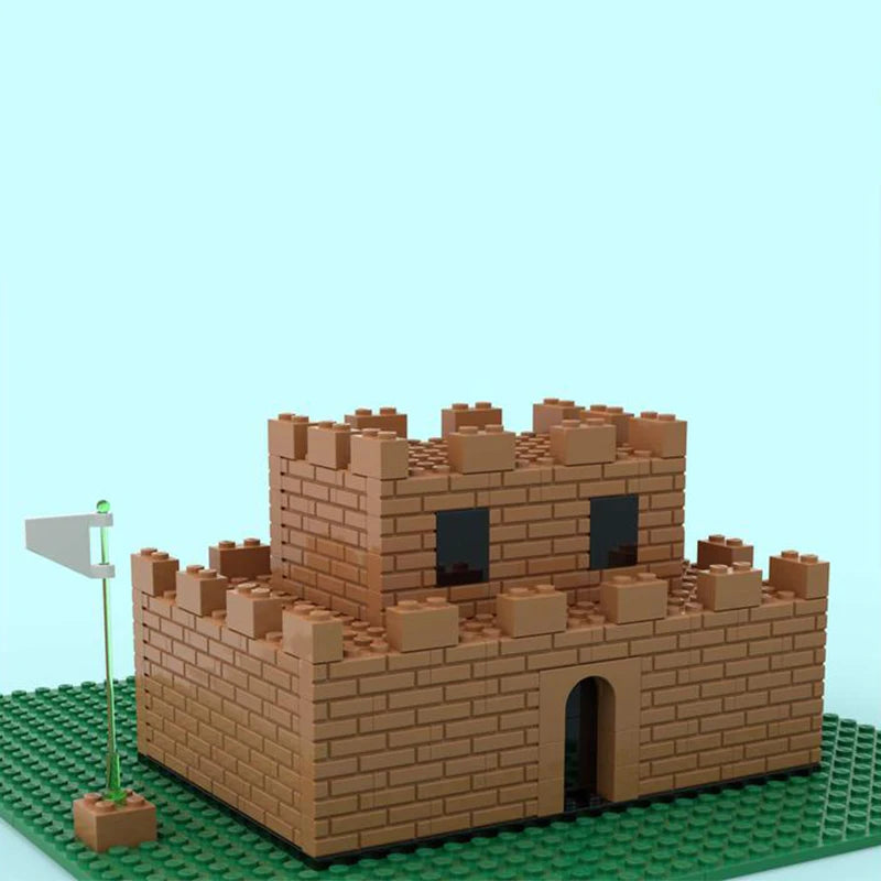 Super Mario End of level Castle Figure