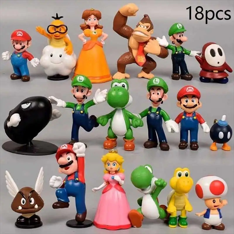 Super Mario figures