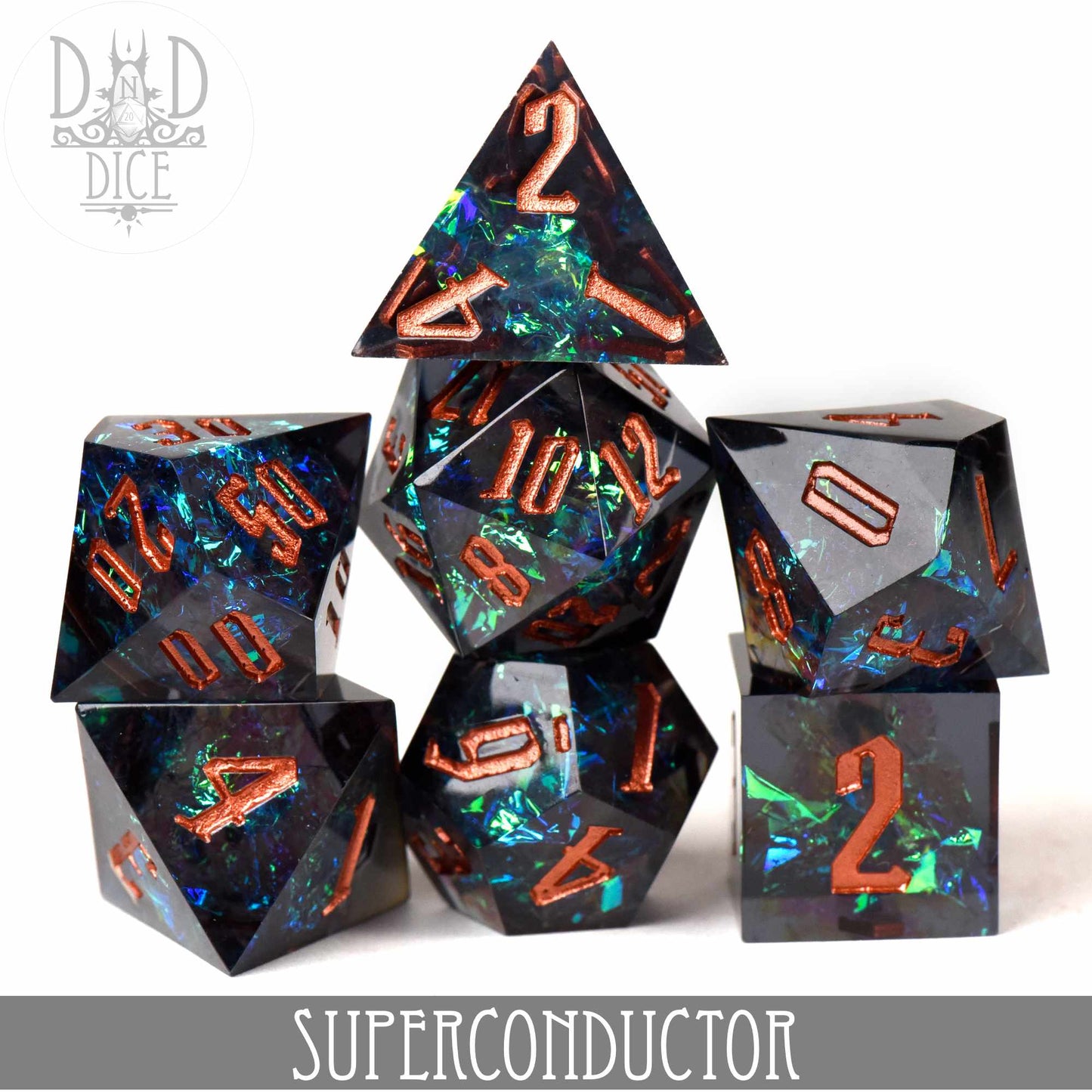 Superconductor Handmade Dice Set