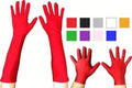 Superhero Long Costume Gloves in Assorted Colors - Black