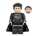 Superman Black Suit Justice League Lego Minifigures Custom Toys