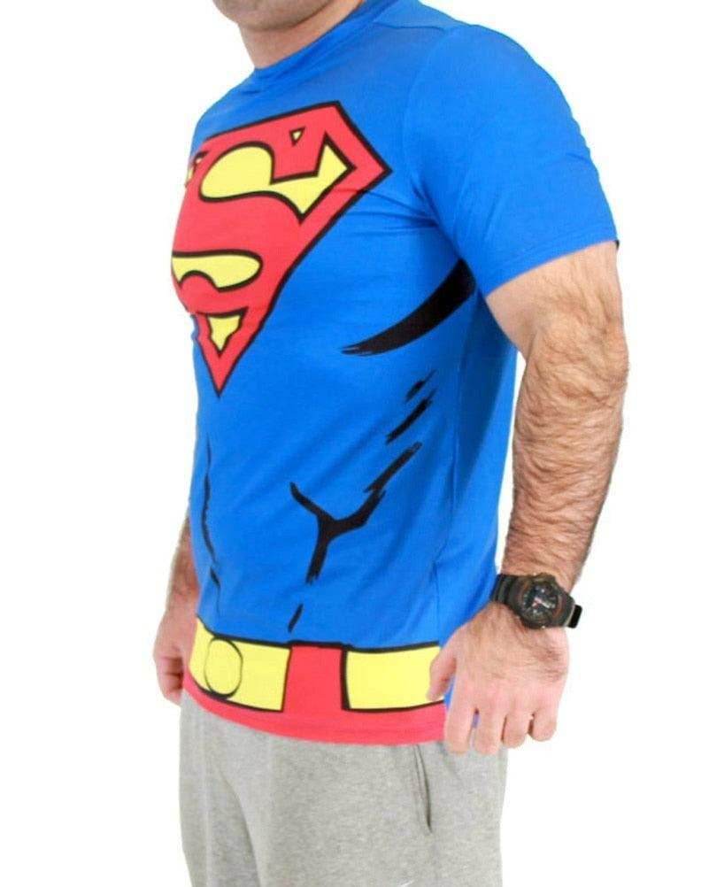 Superman Men's Performance Athletic Costume T-Shirt - S