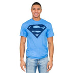 Superman Navy Shield Logo T-shirt - S