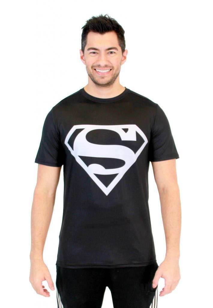 Superman Silver Logo Performance Athletic T-Shirt - S