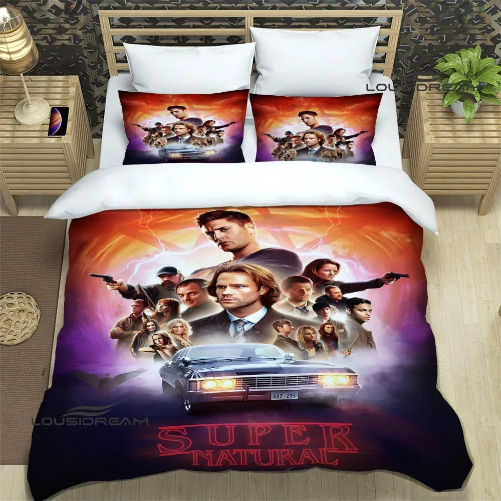 Supernatural join the hunt Bedding Sets exquisite supplies set duvet cover bed comforter set bedding set luxury birthday gift