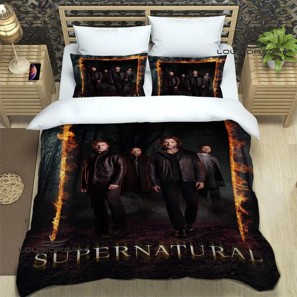 Supernatural join the hunt Bedding Sets exquisite supplies set duvet cover bed comforter set bedding set luxury birthday gift