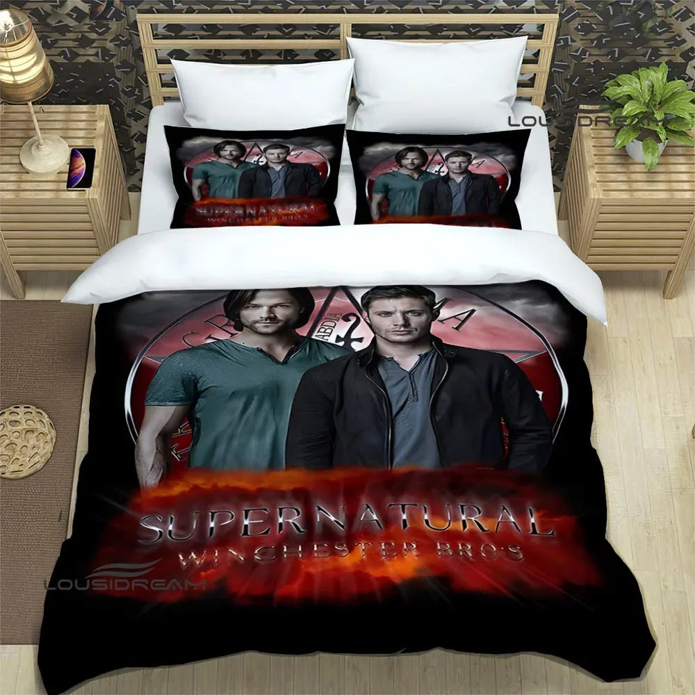 Supernatural join the hunt Bedding Sets exquisite supplies set duvet cover bed comforter set bedding set luxury birthday gift