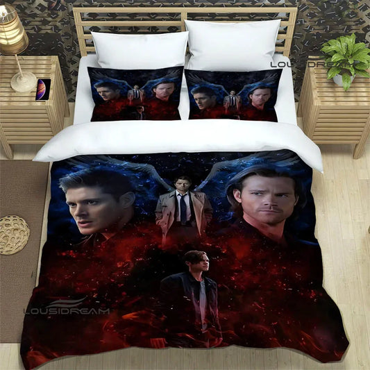 Supernatural join the hunt Bedding Sets exquisite supplies set duvet cover bed comforter set bedding set luxury birthday gift