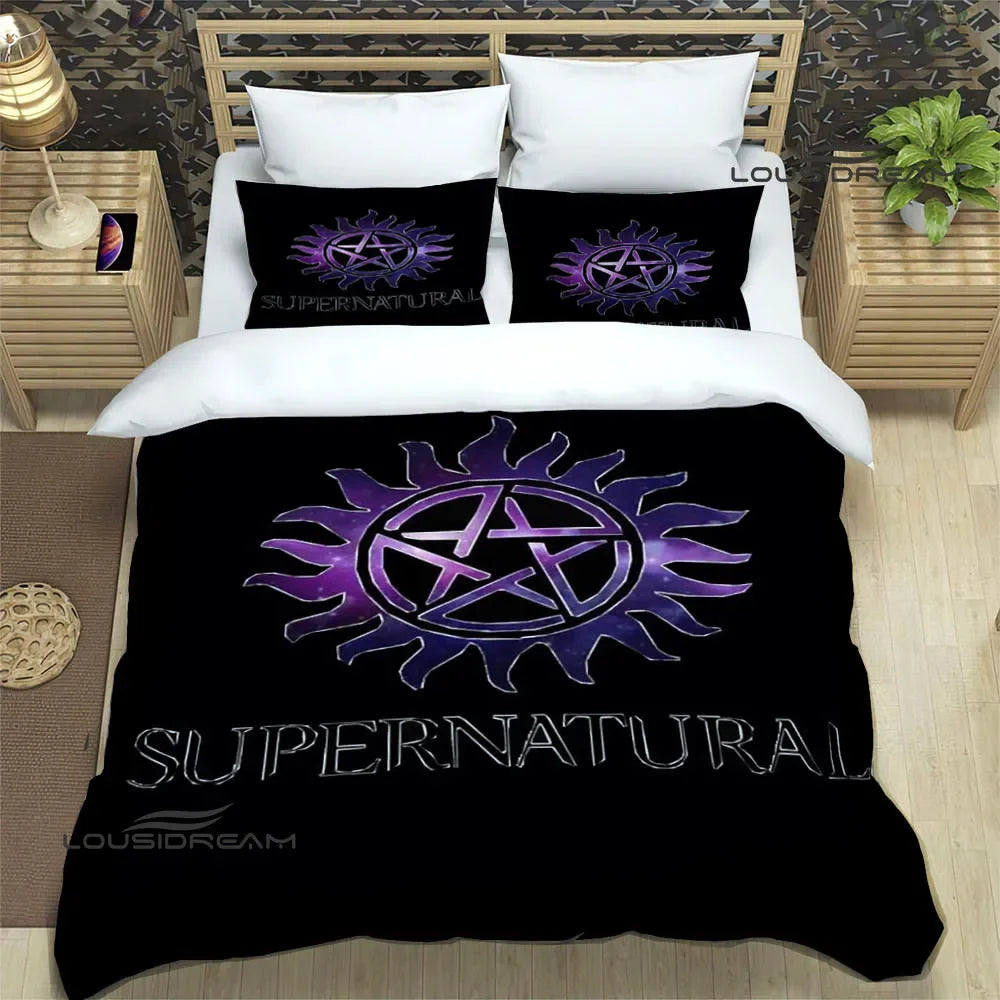 Supernatural join the hunt Bedding Sets exquisite supplies set duvet cover bed comforter set bedding set luxury birthday gift