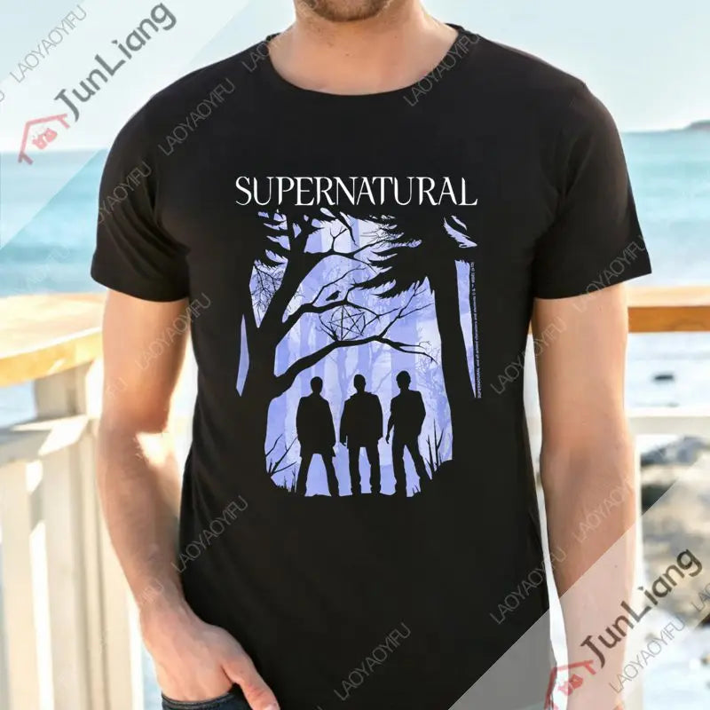 "Supernatural" Series T-shirt "My Wayward Son" Series T-shirt XS-4XL Size Shirt Summer Oversized Short-sleeved Top