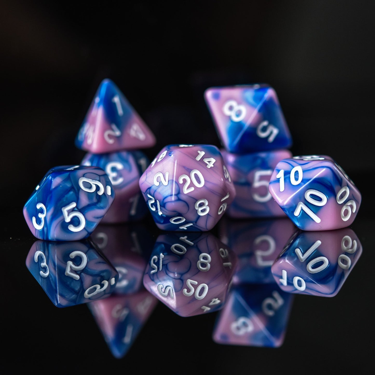 Sweet Dreams Acrylic Dice Set