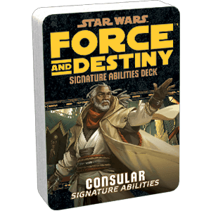 Star Wars: Force and Destiny: Consular Signature Abilities Deck - 