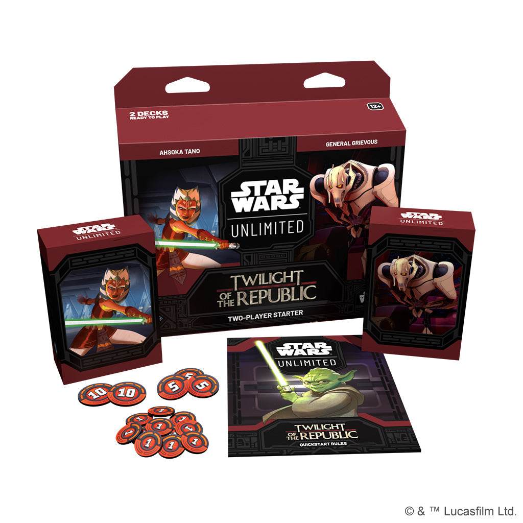 Star Wars Unlimited: Twilight of the Republic Two-Player Starter Kit - 