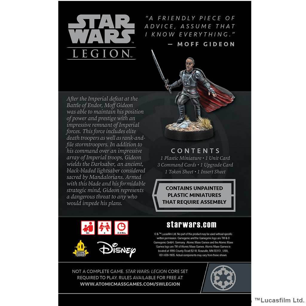 Star Wars Legion: Moff Gideon Commander Expansion - 