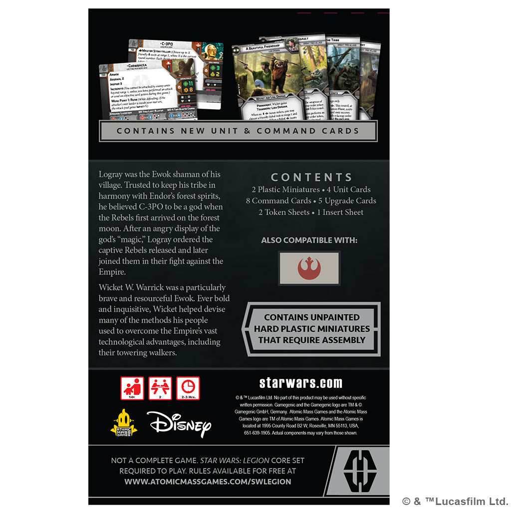 Star Wars Legion: Logray & Wicket Commander Expansion - 