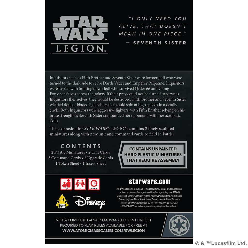 Star Wars Legion: Fifth Brother & Seventh Sister Operative Expansion - 