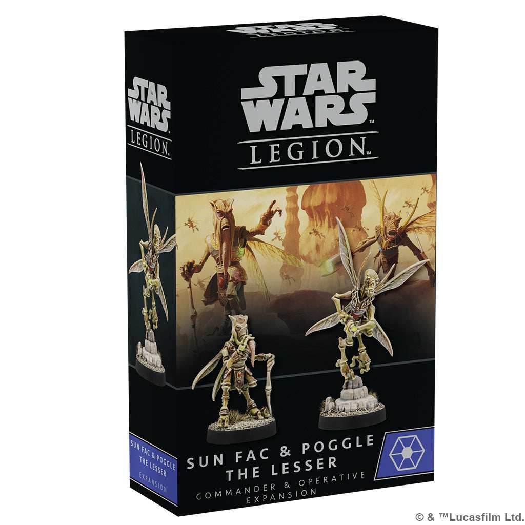 Star Wars Legion: Sun Fac and Poggle the Lesser - Operative and Commander Expansion - 