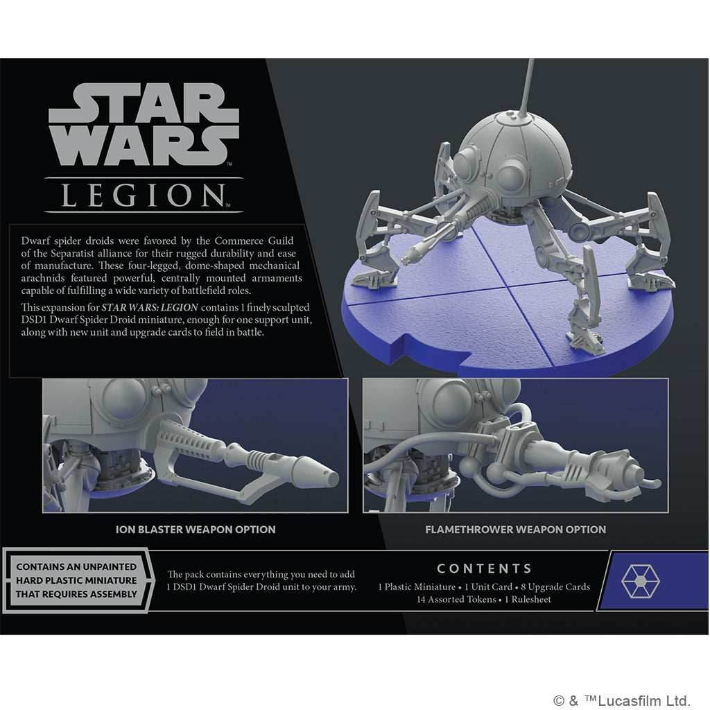 Star Wars Legion: DSD1 Dwarf Spider Droid Unit Expansion - 