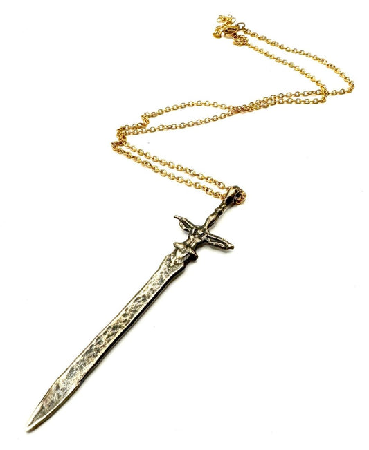 Sword of the Ancients Sword Necklace in Sterling Silver or Bronze Fulfilled Julian The 2nd