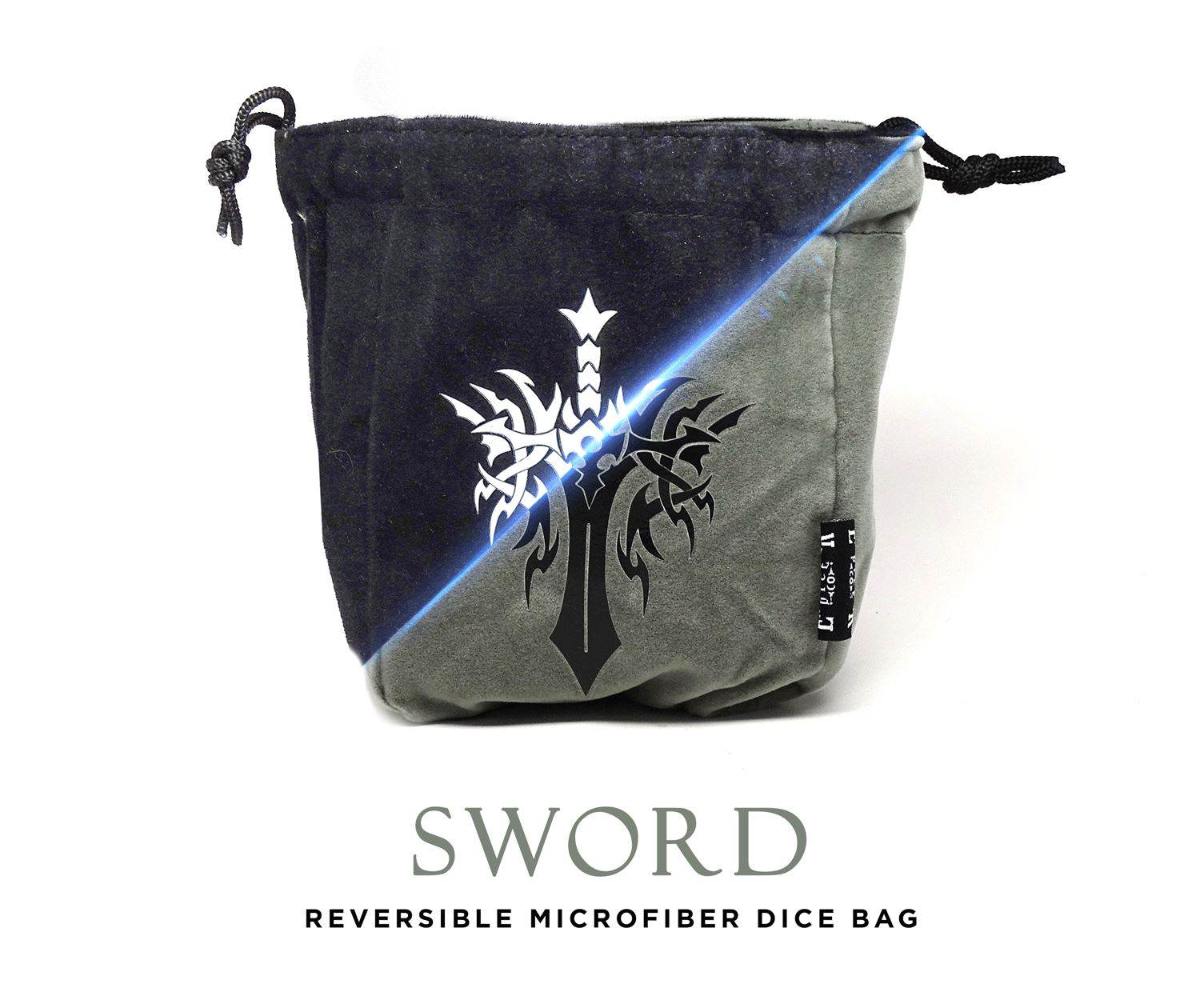 Sword Reversible Microfiber Self-Standing Large Dice Bag - Role-Players