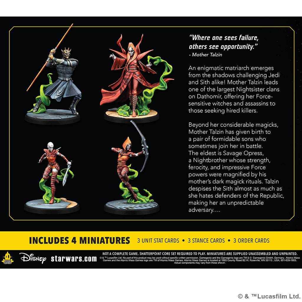 Star Wars Shatterpoint: Witches of Dathomir - Mother Talzin Squad Pack - 