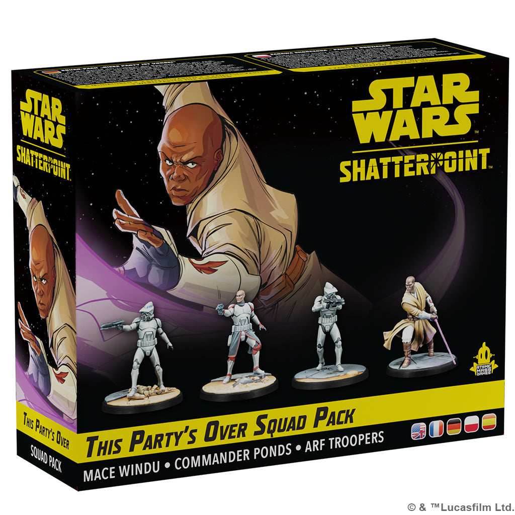 Star Wars Shatterpoint: This Party's Over: Mace Windu Squad Pack - 