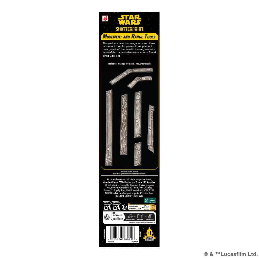 Star Wars Shatterpoint: Movement & Range Tools (2025) - 
