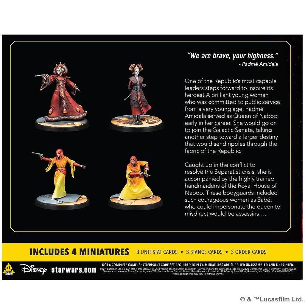 Star Wars Shatterpoint: We Are Brave - Padme Amidala Squad Pack - 