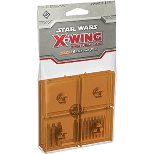 Star Wars X-Wing 1st Edition: Orange Bases and Pegs - 