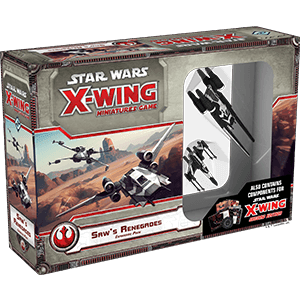 Star Wars X-Wing 1st Edition: Saw's Renegades Expansion Pack - 