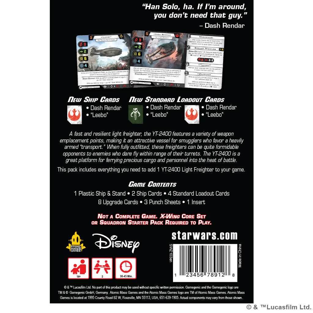 Star Wars: X-Wing 2nd Edition - YT-2400 Light Freighter - 