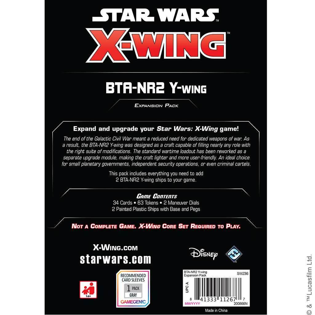 Star Wars: X-Wing 2nd Edition - BTA-NR2 Y-Wing Expansion Pack - 