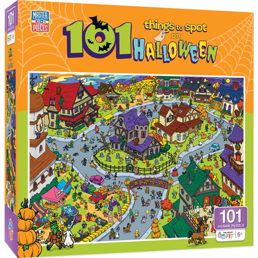 101 Things to Spot on Halloween - 101 Piece Jigsaw Puzzle