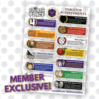 Tabletop Achievements Stickers - 