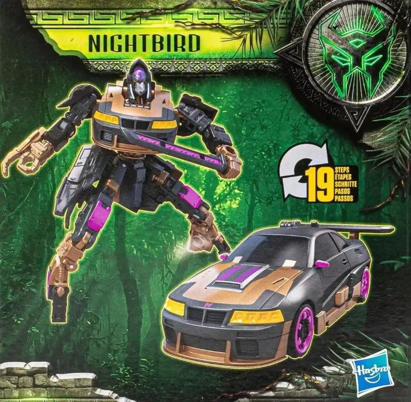 Takara Tomy Hasbro Transformers Movie 7 Rise of The Beasts Deluxe Nightbird Action Figure Collection Collectible Ornament Toys